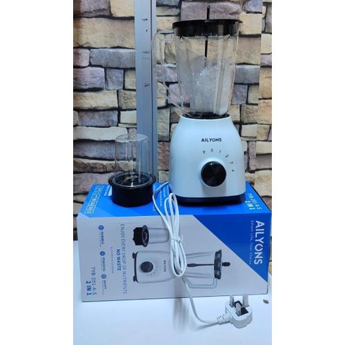 2In1 blender With 1.5L Blender & Grinder Machine- WHITE -Recommended