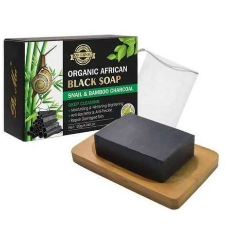 African black soap ksh 599 Variation snail and bamboo charcoal Weight 012 kg