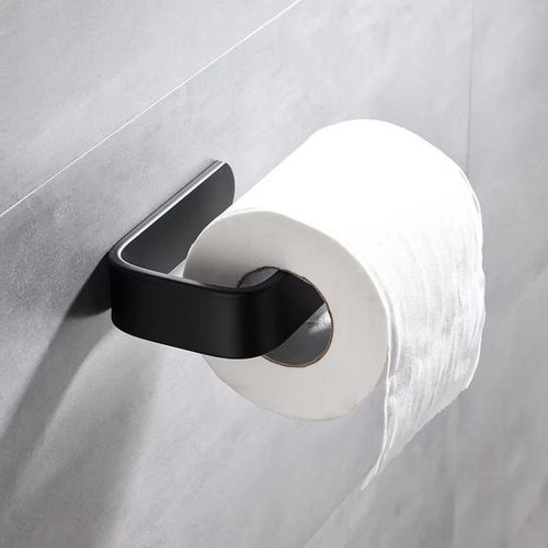 Self Adhesive Towel Rack Wall Mounted Bathroom Supplies Bathroom Towel Rack Hanger Non Perforated Toilet Paper Holder
