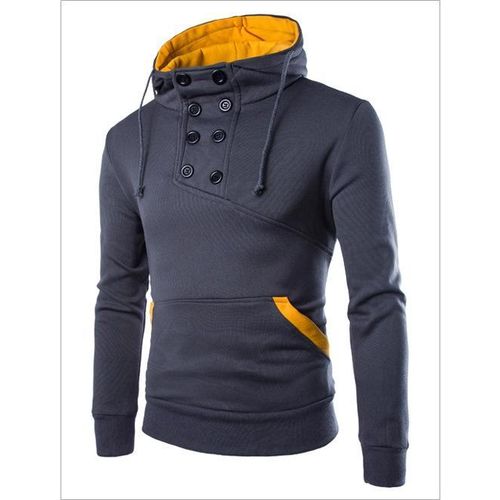 Men’s Luxury Shearling-Lined Jacket – European Style Hand-Sewn Winter Coat with Plush Collar