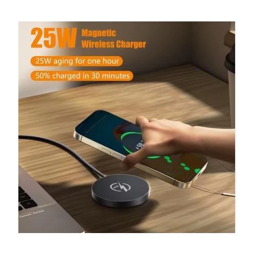 Iphone 17 Pro Max, 17 Pro, 17 Air, 17 MIUSB Portable 25W Mobile Phone Magnetic Wireless Charger