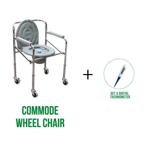 Commode Wheel Chair A digital Thermometer