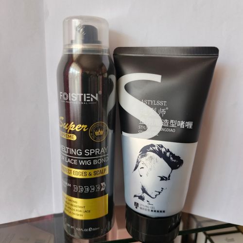 2pcs Lace melting spray +Free Edge styling gel