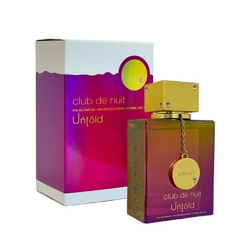 Club De Nuit Untold Eau de Parfum Spray For Men Women, 3.6 Ounce 105ml.