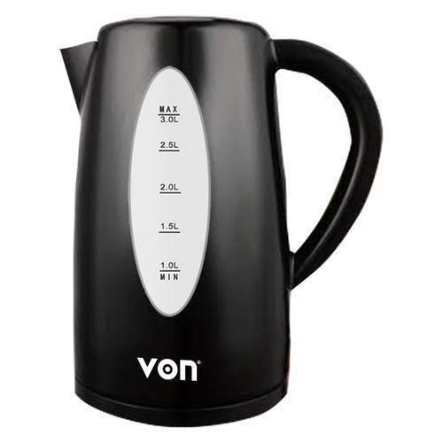 VSKL03BNK 3L Cordless Electric Kettle – 2200W Fast Boil with STRIX Controller, Auto Shut-Off & Boil-Dry Protection (Black)