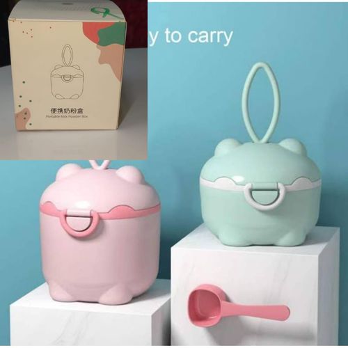 Powder milk container for Babies Portable Baby Formula Storage Box for Milk Powder, Snacks and Fruits, Easy to Carry and Leak Proof, Convenient Feeding Solution for On-the-Go Parents