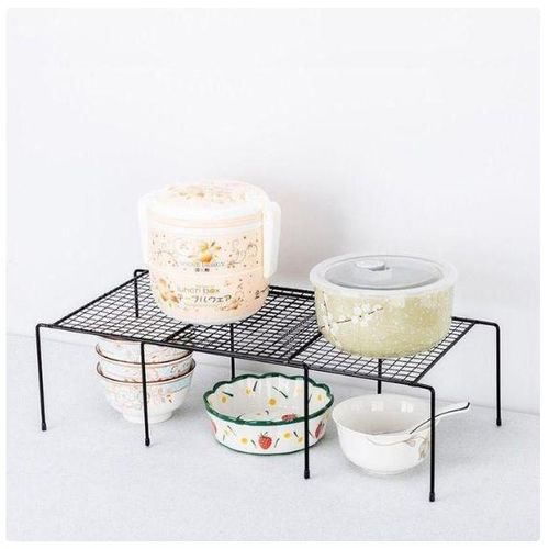 Expandable Shelf Organizer Extendable Shelf Rack Kitchen Pantry Cabinet Storage Spice Shelf Riser Rack Retractable Shelf Raiser