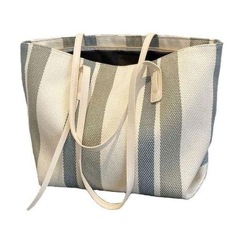 Elena Stripped Tote Bag Striped Beach Bag Tote Bag Must-Have Tote For WomenBeach Bags For Women Perfect Holiday Essential And Birthday Gift