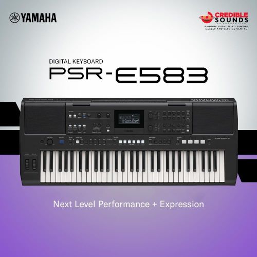 PSR-E583 61-Key Touch-Sensitive Portable Keyboard