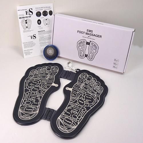 EMS Foot Massage pad- Rechargeable Foldable Electric foot massager